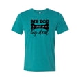 thumbnail image 1 of Unisex Adult Fit My Dog is Kind of An Important Person Short Sleeve T-Shirt-Teal Triblend-XXXL, 1 of 4