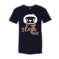 thumbnail image 1 of Unisex Adult Fit Sloth Mode Short Sleeve T-shirt-Navy Triblend-xxxl, 1 of 4