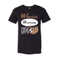 thumbnail image 1 of Unisex Adult Fit Sloth No Hurries No Worries Short Sleeve T-shirt-Black Triblend-Small, 1 of 4