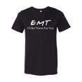thumbnail image 1 of Unisex Adult Friends Inspired Intro EMT Short Sleeve T-shirt-Black Triblend-xxxl, 1 of 4