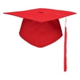 thumbnail image 1 of Unisex Adult Graduation Cap With Tassel - Versatile Polyester Hat for Commencement Ceremonies, Celebrations, and Formal Events, One Size Fits All, 1 of 5