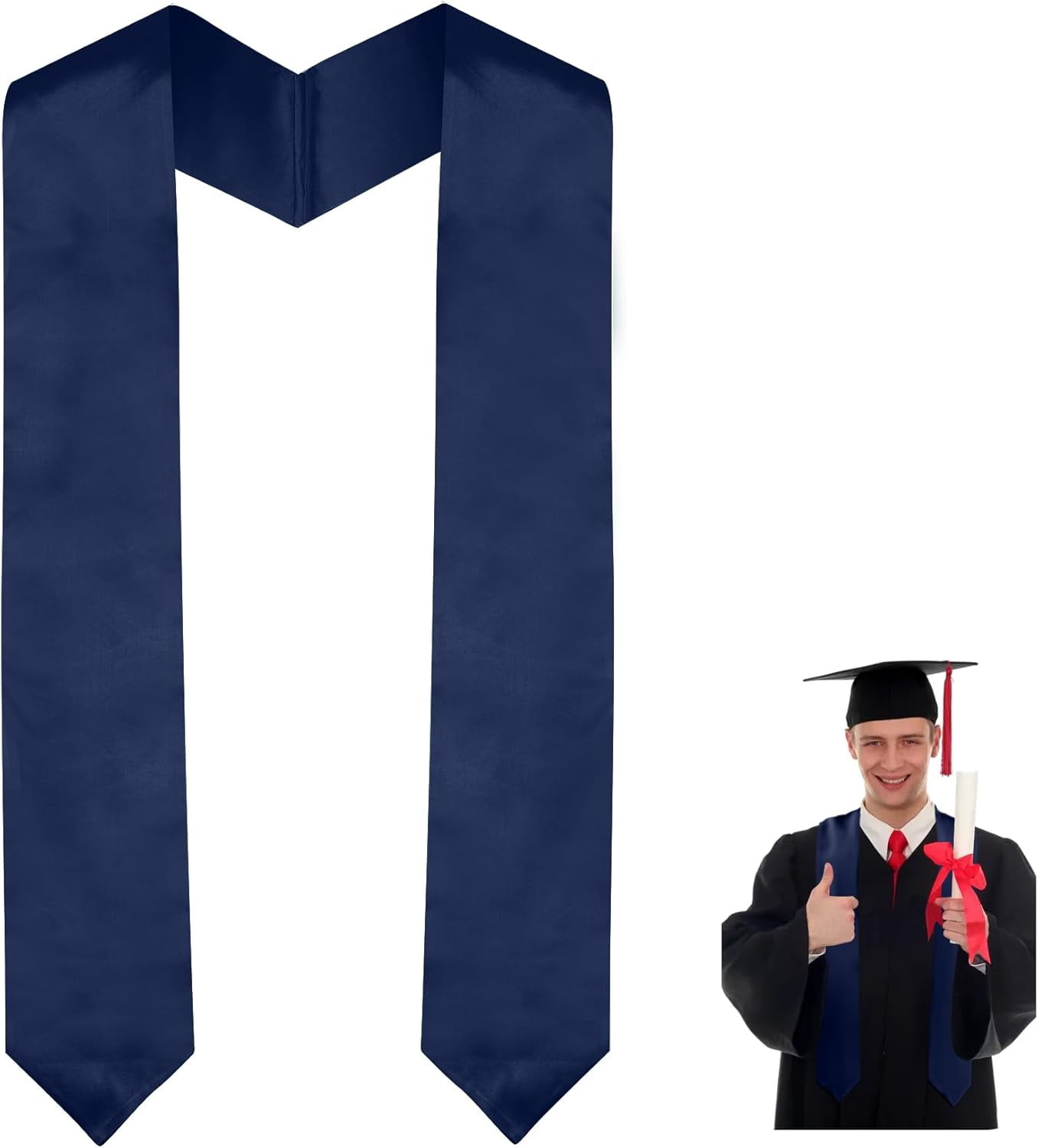 Unisex Adult Graduation Stole Class of 2025 Graduation Sash Graduation