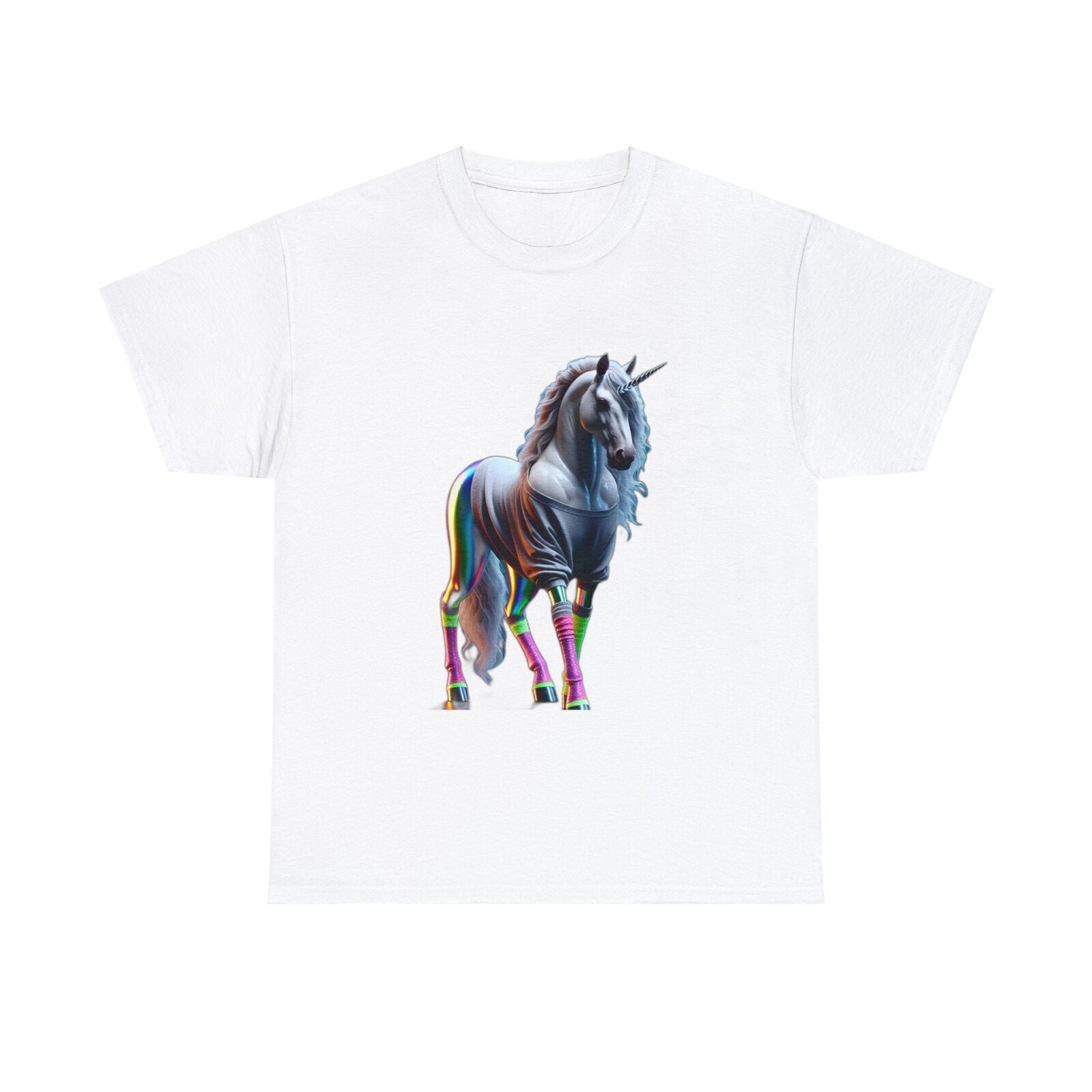 Unisex Adult Graphic T Shirt Neon Unicorn 80s Fashion Off Shoulder Sweatshirt Walmart Business Supplies