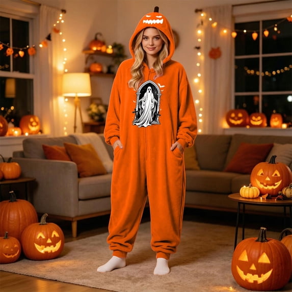 Unisex Adult Halloween Jumpsuit Costume For Party Dress Up, Cosplay Events, Home Lounging, Themed Photos And Role Play For Halloween Parties, Costume Events, Photos And Cosplay Wear