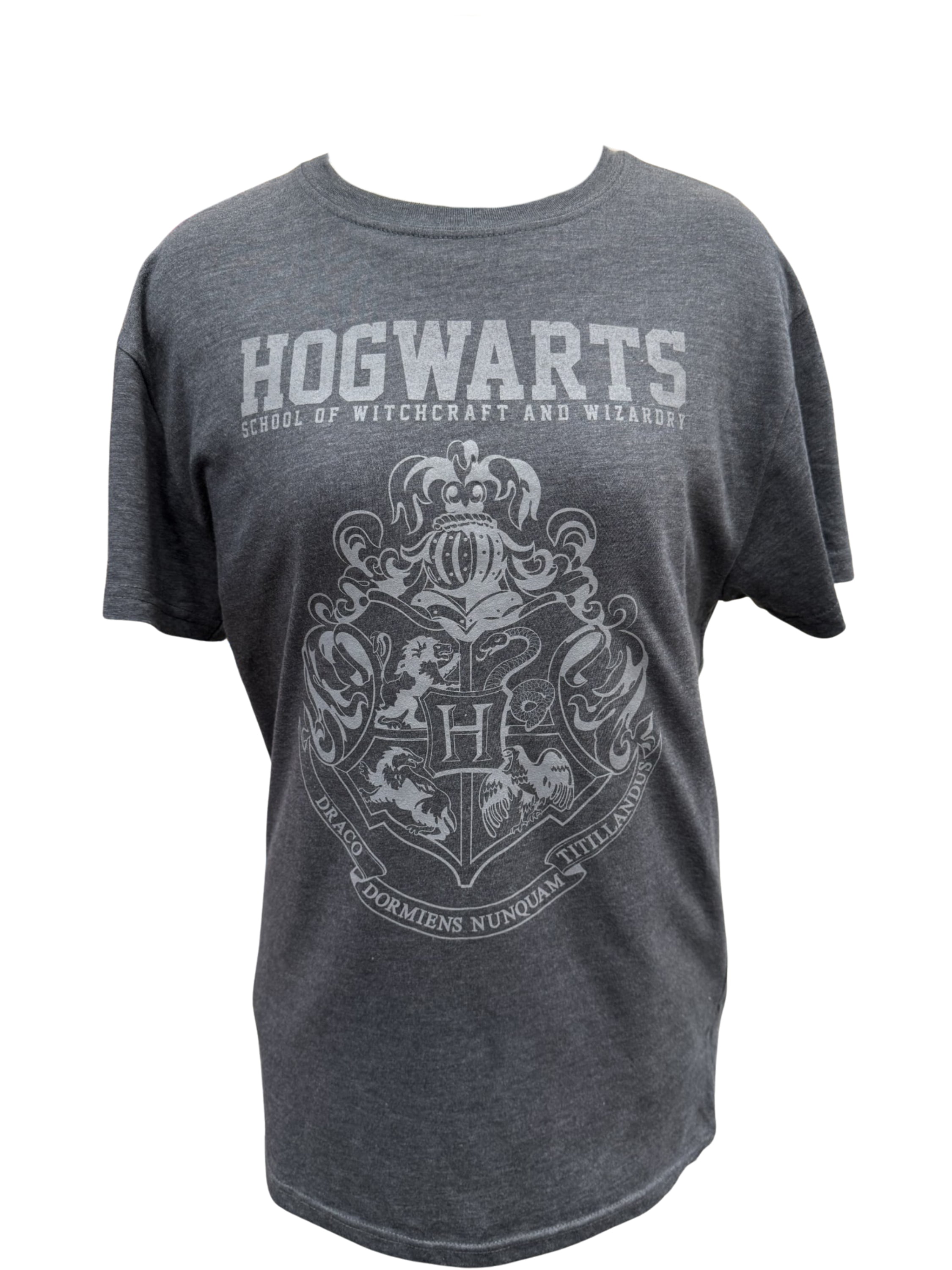 Harry Potter Tones Crest Adult Tee Shirt, M-XL (Unisex)