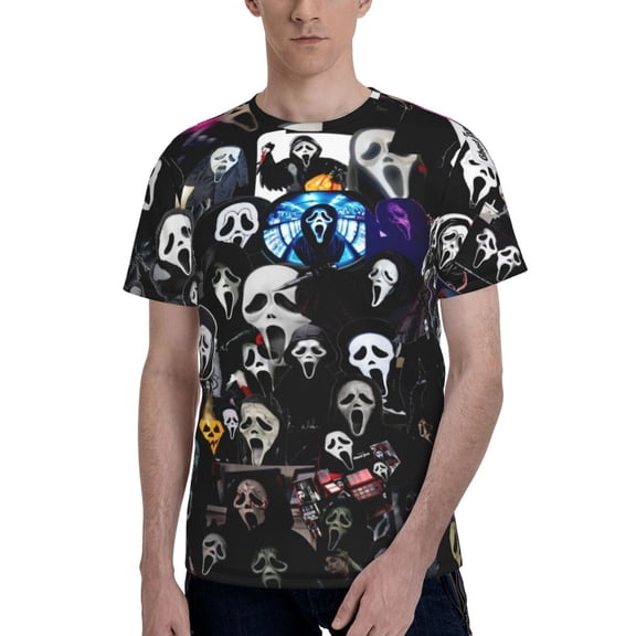 Unisex Adult Horror Movie Scre-am0 TShirt Graphic Tee Shirts Short Sleeve Summer Tops For Men Womens