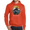 thumbnail image 1 of Unisex Adult I Believe in Sasquatch Bigfoot Funny Hoodie Sweatshirt, 2XL Orange, 1 of 3