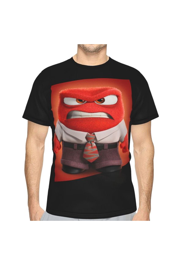 Unisex Adult Inside O-u T-Shirts, 3D Graphic Novelty Shirts Crewneck Short Sleeve Tees for Men Women