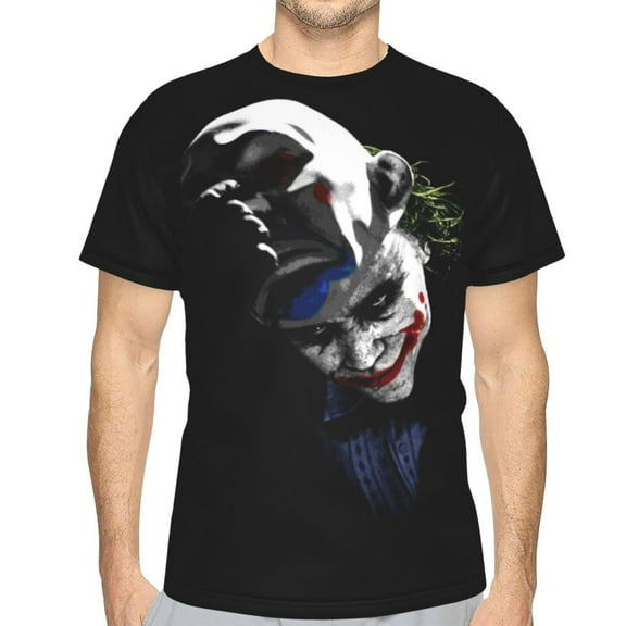 Unisex Adult Joker T-Shirts, 3D Graphic Novelty Shirts Crewneck Short Sleeve Tees for Men Women