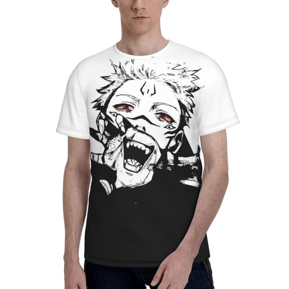 Unisex Adult Jujutsu Anime Kaisen TShirt Graphic Tee Shirts Short Sleeve Summer Tops For Men Womens