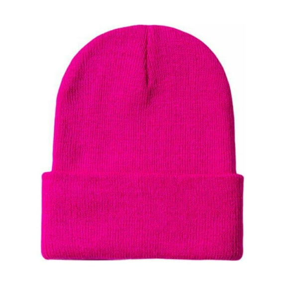Unisex Adult Knit Beanie for Men Women Warm Snug Hat Cap Long Knitted Beanie Cap Elastic Warm Baggy Cap Solid Color