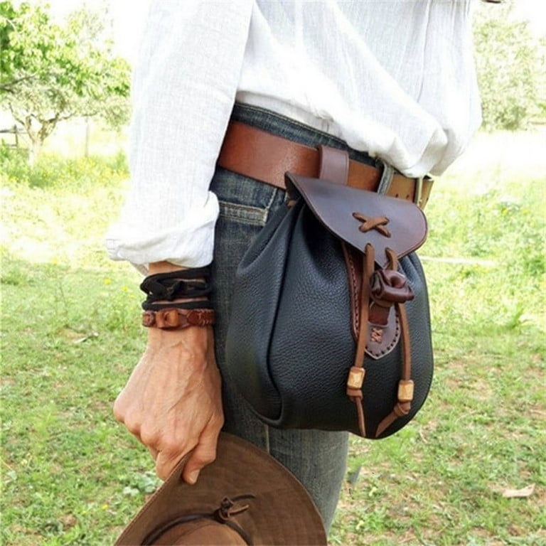 Make your own bushcraft leather belt pouch