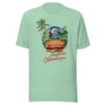 thumbnail image 1 of Unisex Adult Lightweight Paradise Cheeseburger Tropical Toucan Beach T-Shirt, 1 of 4