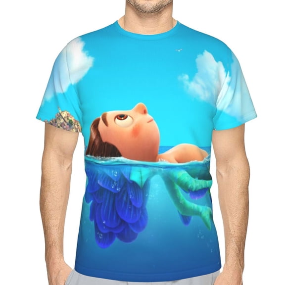 Unisex Adult Luc T-Shirts, 3D Graphic Novelty Shirts Crewneck Short Sleeve Tees for Men Women