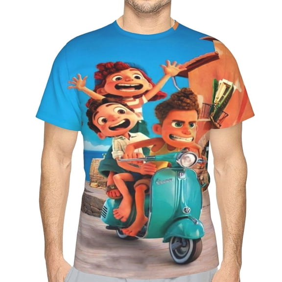 Unisex Adult Luc T-Shirts, 3D Graphic Novelty Shirts Crewneck Short Sleeve Tees for Men Women