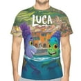 Unisex Adult Luca TShirts, 3D Graphic Novelty Shirts Crewneck Short