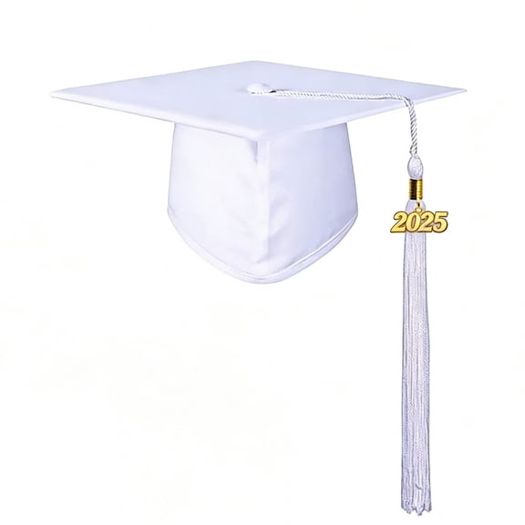 Unisex Adult Matte Graduation Cap with Tassel 2026 for Grad Caps, 12 Colors,C