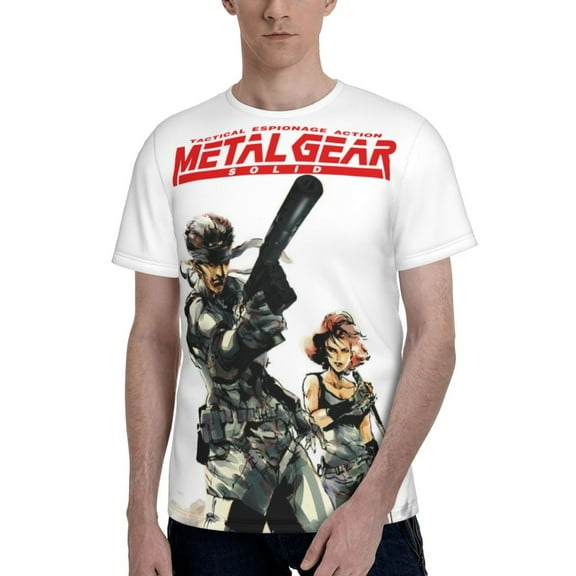 Unisex Adult Metal Ge-ar So-lid TShirt Graphic Tee Shirts Short Sleeve Summer Tops For Men Womens