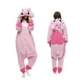 thumbnail image 1 of Unisex Adult Pajamas Kigurumi Anime Suit Clothes Flannel Little Monster Stitch Sleepwear Costume New, 1 of 12