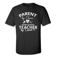 thumbnail image 1 of Unisex Adult Parent By Choice Homeschool Teacher By Short Sleeve T-shirt-Black-xl, 1 of 4
