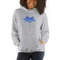 thumbnail image 1 of Unisex Adult Patriotic Palm Red White & Blue USA Hoodie, 1 of 5