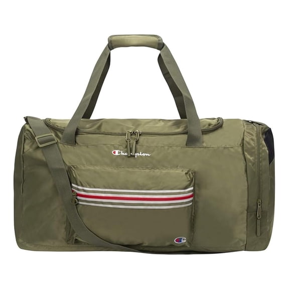 Unisex Adult Qualifier Duffel Bags, Olive/Scarlet, One Size US
