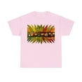 thumbnail image 1 of Unisex Adult Size Heavy Cotton Tshirt Reggae.Land Latte Art 001, 1 of 4