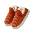 thumbnail image 1 of Unisex-Adult Slipper Booties, Plush Lining Closed Back Bedroom Slippers, Slip-On Warm House Shoes for Indoor Outdoor, 1 of 3