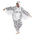 thumbnail image 1 of Unisex Adult Snowy owl Onesie One Piece Pajamas Animal Christmas Costume Homewear Sleepwear for Women men, 1 of 9