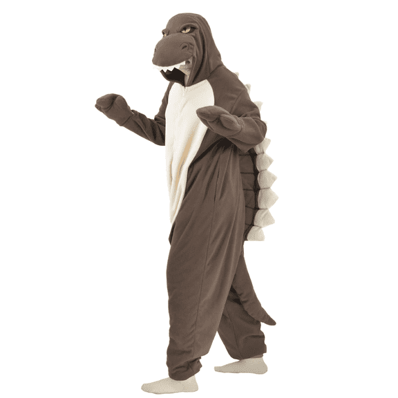 Unisex Adult Spinosaurus Onesie Dinosaur One Piece Animal Costume Homewear Sleepwear for Women men