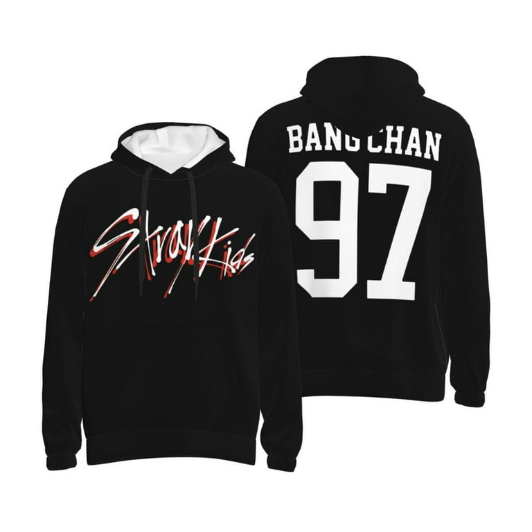 Unisex Adult Stray Kids Bang Chan Pullover Hoodie With