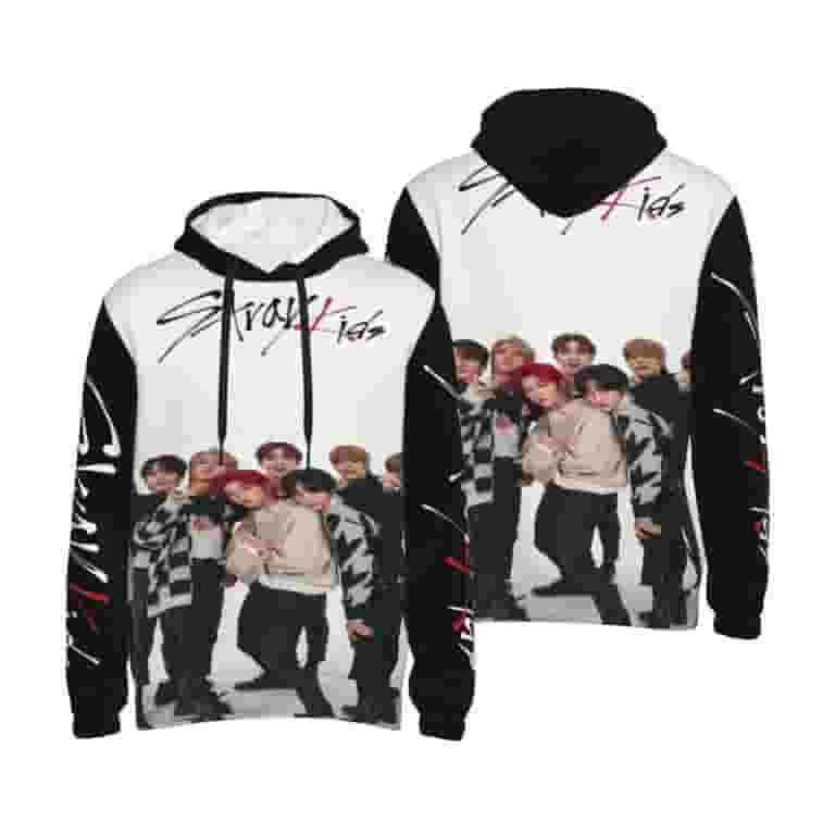【日本未発売】 Unisex Adult Stray Kids Pullover Hoodie With Pocket Clothing