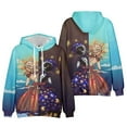 thumbnail image 1 of Unisex Adult Sundrop Moondrop Pullover Hoodie Sundrop and moondrop 3D Figure Printed Sweatshirt For Men Women, 1 of 4