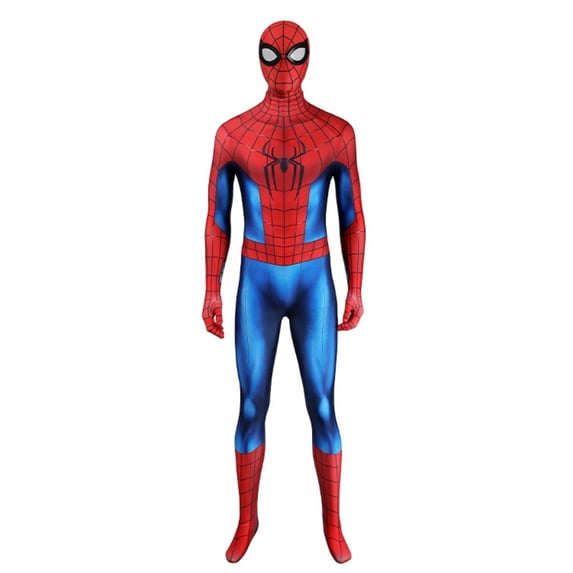 Unisex Adult Superhero Full Body Bodysuits Multi Styles Printed Spider Zentai Suits for Halloween Neighborhood Parade Events