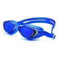 thumbnail image 1 of Unisex-Adult Swim Goggles Mirrored with Transition，Blue,Blue,F33106, 1 of 5