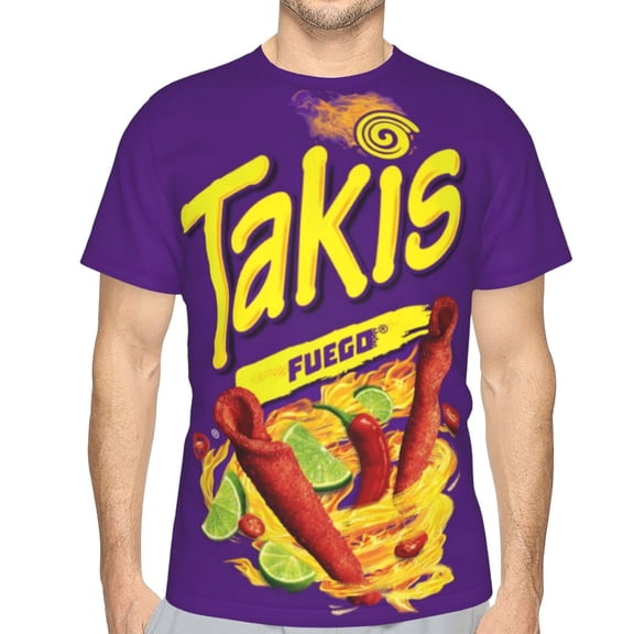 Unisex Adult Ta-ki T-Shirts, 3D Graphic Novelty Shirts Crewneck Short Sleeve Tees for Men Women