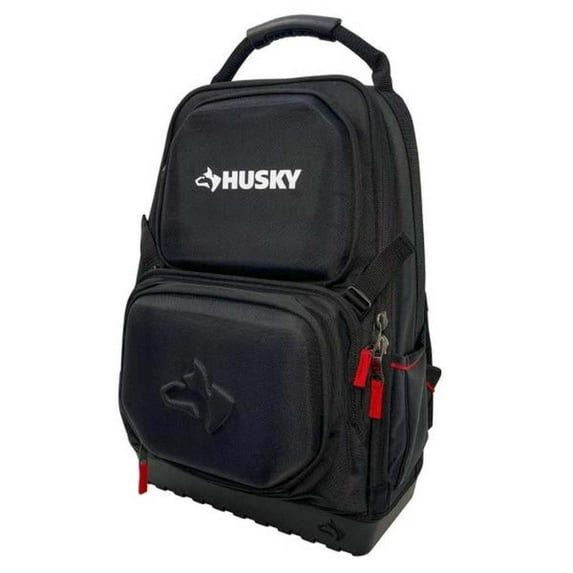 Unisex Adult Waterproof Husky Heavy Duty PRO Polyester Tool Backpack, Black