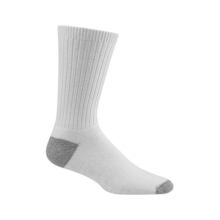 Unisex Adult Wigwam(r) Diabetic Sport Crew Socks - Cushioned Sole - White - XL