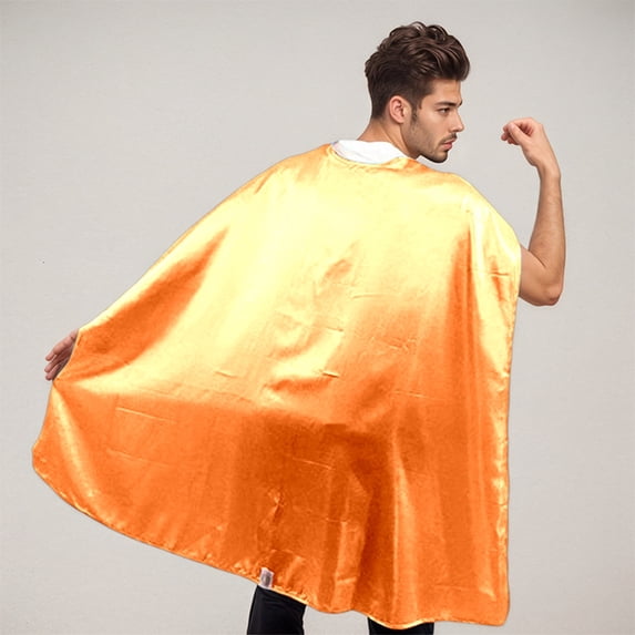 Unisex Adult Women Men Cape Yellow Robe Cloak for Christmas Halloween Cloak Dress-Up Party