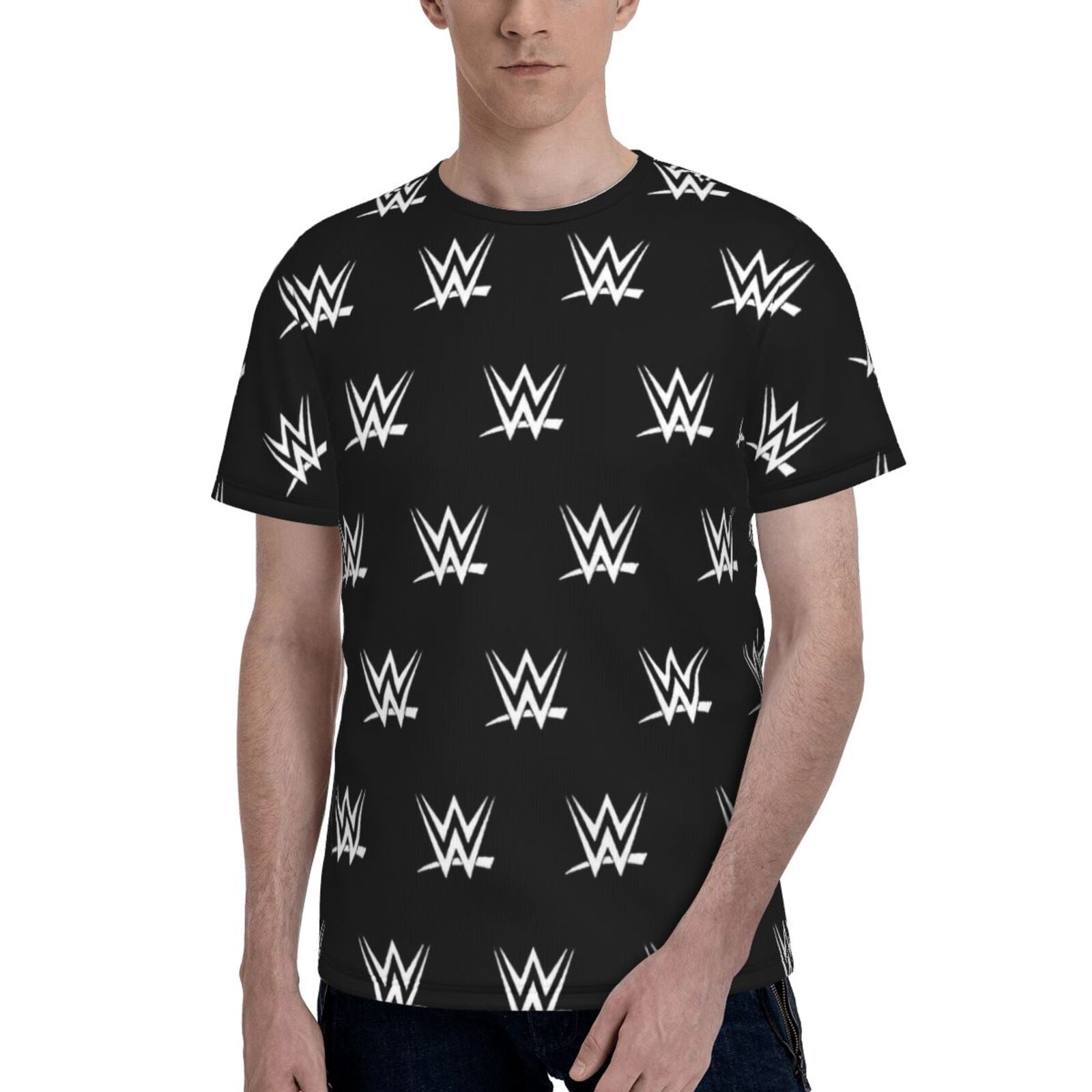 Unisex Adult Wres-Tler W-W,E Graphic Tee Shirts Funny Cartoon 3D Print ...