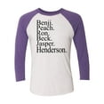 thumbnail image 1 of Unisex Adult You Joe Goldberg Victim Names Raglan Tee-Purple Rush-medium, 1 of 4