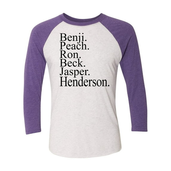 Unisex Adult You Joe Goldberg Victim Names Raglan Tee-Purple Rush-medium