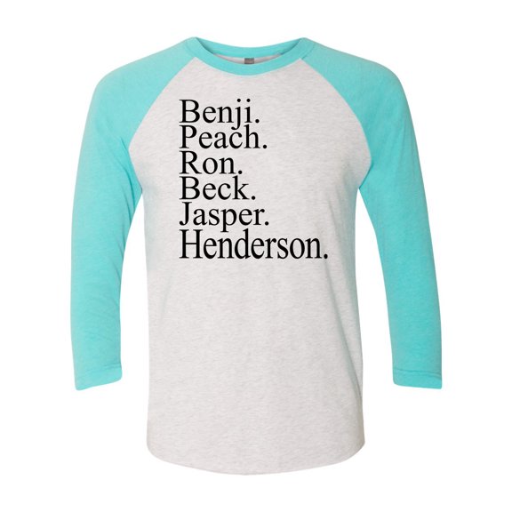 Unisex Adult You Joe Goldberg Victim Names Raglan Tee-Tahiti Blue-small