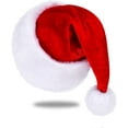 thumbnail image 1 of Unisex Adults Kids Velvet Comfort Santa Hat for Christmas New Year Festive Holiday Party Supplies, 1 of 6