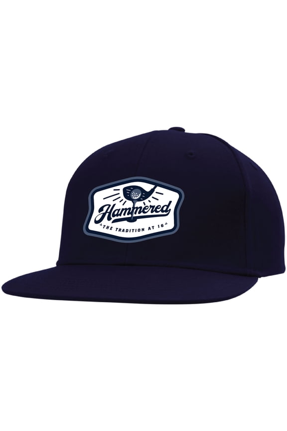 Unisex Ahead Navy WM Phoenix Open Hammered Fox Snapback Hat