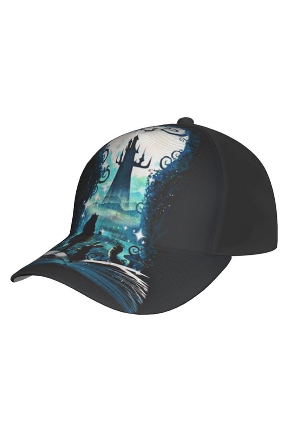 Unisex Alice in Wonden-Lan Baseball Cap Adjustable Trucker Hat for Running Sports Hiking Camping