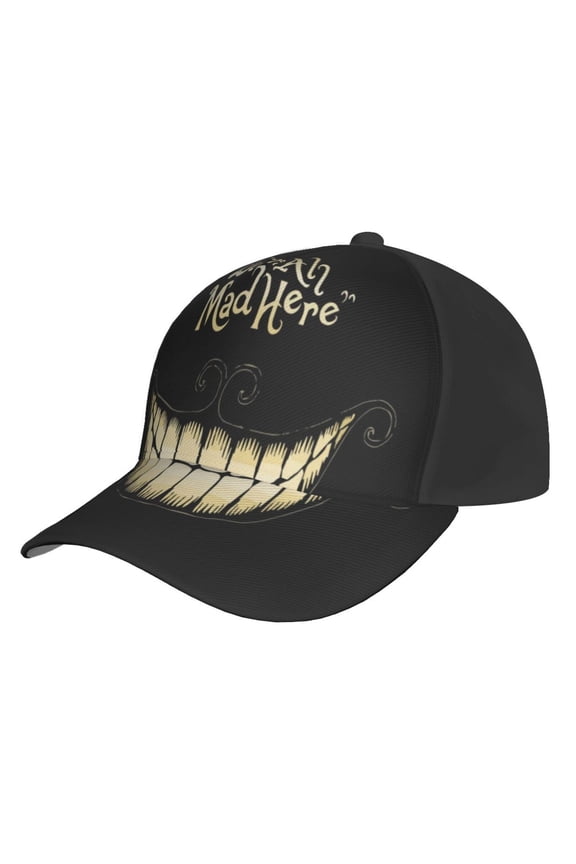 Unisex Alice in Wonden-Lan Baseball Cap Adjustable Trucker Hat for Running Sports Hiking Camping