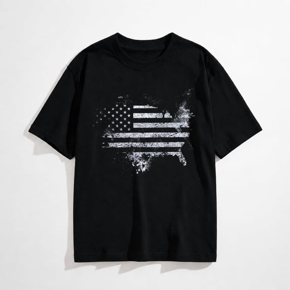Unisex American Acid Patriotic Graphic T-Shirt
