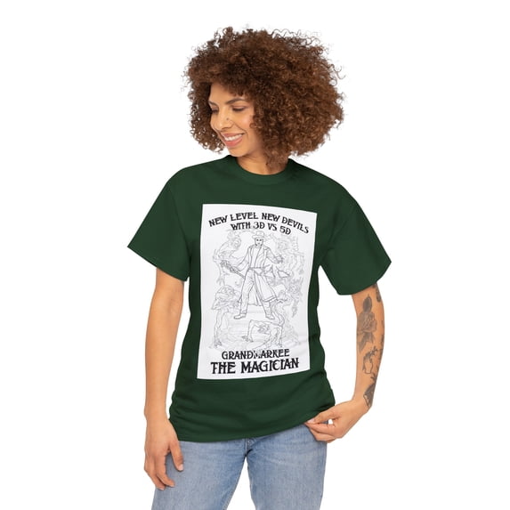 Unisex Angels Vs. Demons by Grandmarkee "The Magician" Sketch Art Tee