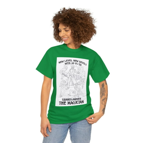 Unisex Angels Vs. Demons by Grandmarkee "The Magician" Sketch Art Tee